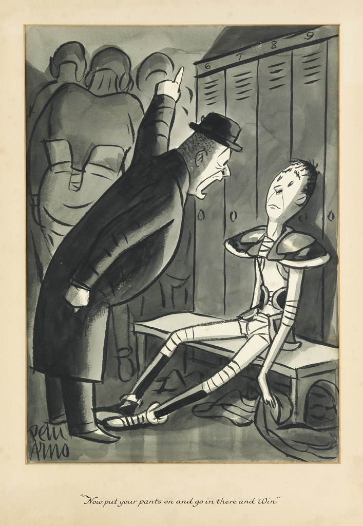 Appraisal: PETER ARNO Now get your pants on and go in