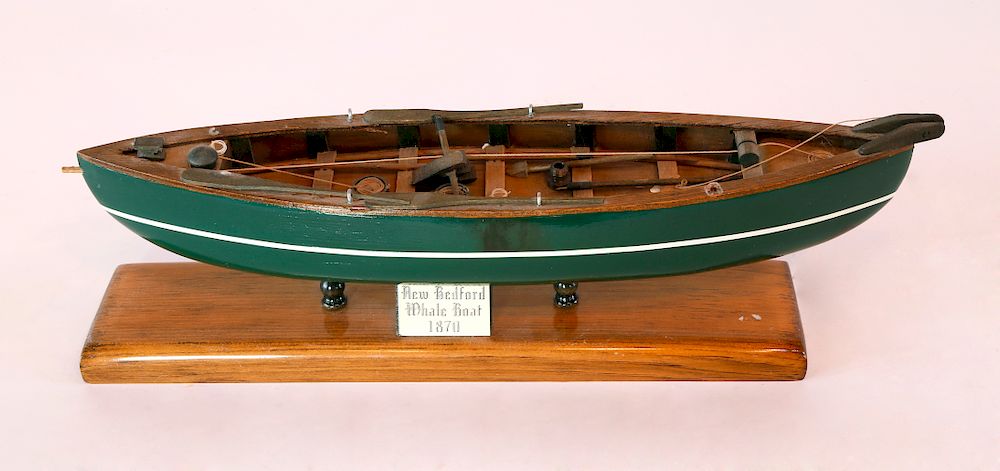 Appraisal: Miniature New Bedford Whaleboat Model Exclusive on Bidsquare Miniature New