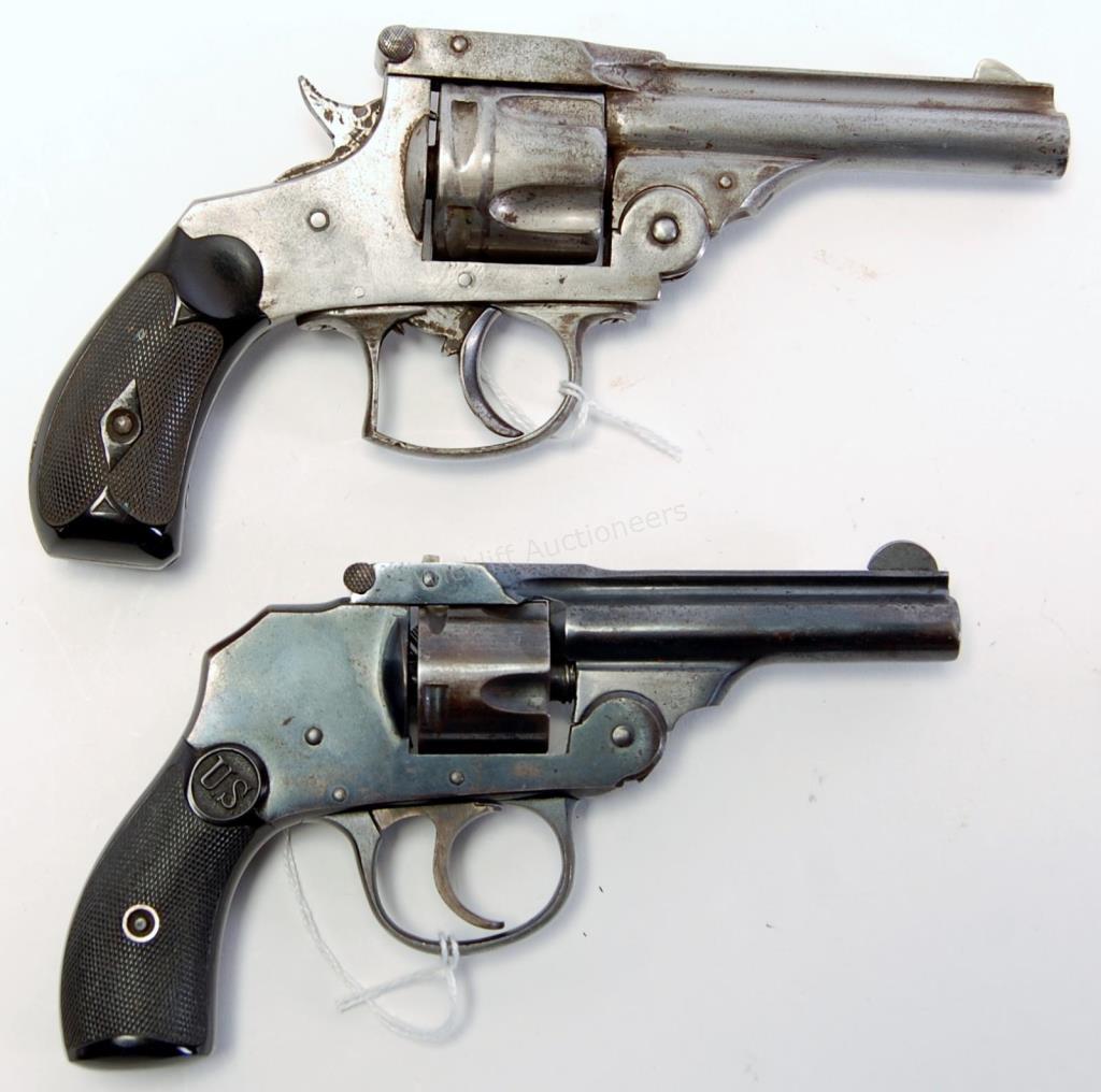 Appraisal: Two Double Action Top Break Revolvers- U S Revolver Company