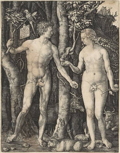 Appraisal: n a Albrecht D rer German - Adam and Eve