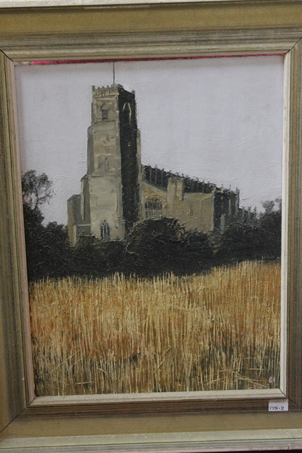 Appraisal: th Century English SchoolPulham Church January titled and dated in