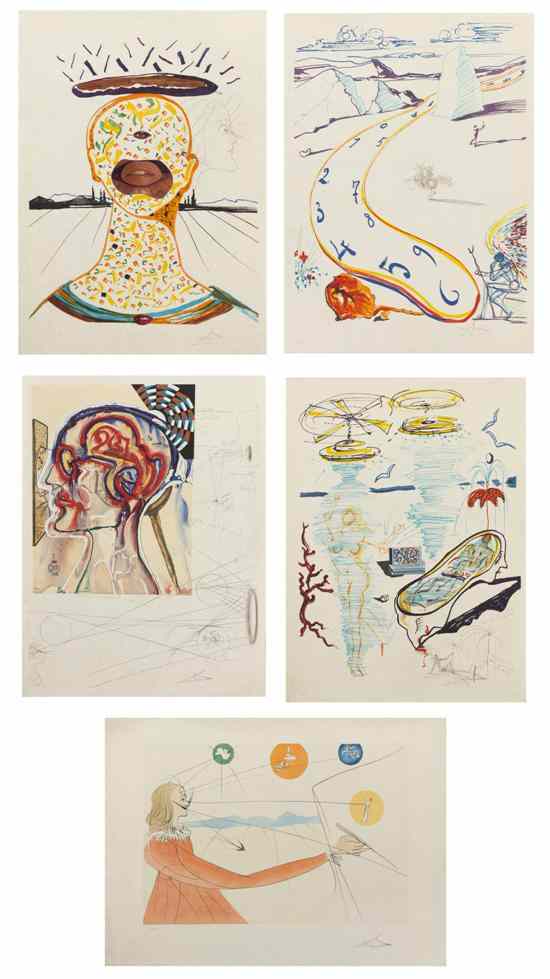 Appraisal: Salvador Dali Spanish - Imagination and Objects of the Future