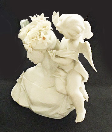 Appraisal: LLADRO THE AWAKENING OF SPRING FIGURAL GROUP Matte finish figural