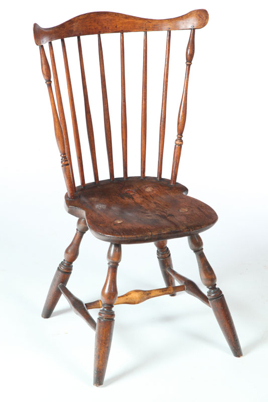 Appraisal: FAN-BACK WINDSOR SIDE CHAIR American late th-early th century mixed