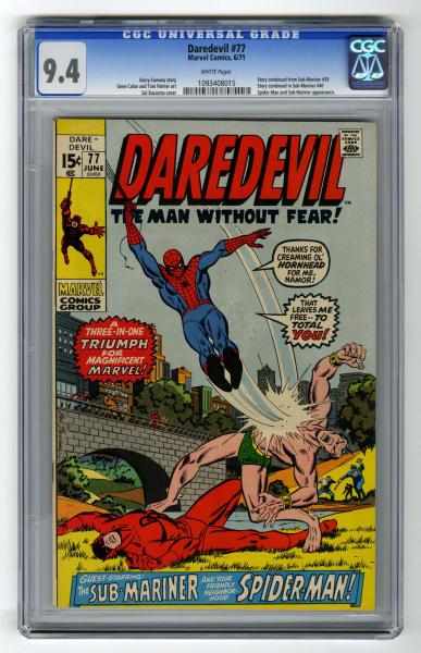 Appraisal: Daredevil CGC Marvel Comics Click for full description