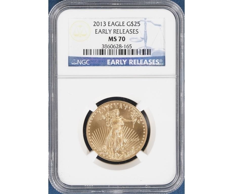 Appraisal: gold dollar Eagle coin M Fine gold ounce