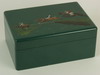 Appraisal: HUMIDOR - Mid th C lacquered and painted humidor cover