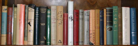 Appraisal: World Literature Mostly British Vols on shelves