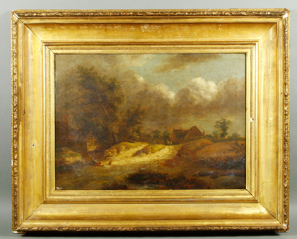 Appraisal: - English Landscape O C Attributed to George Augustus Williams