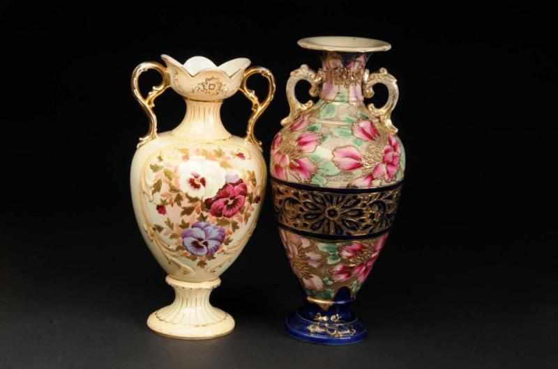 Appraisal: Lot of Large China Vases or Urns Condition Excellent Size