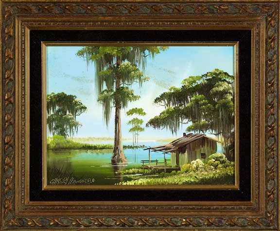 Appraisal: Charles R Handford American Louisiana - Cabin on the Bayou