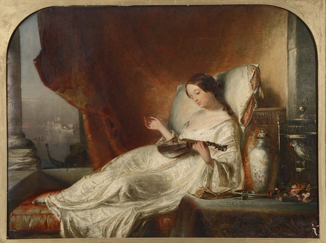 Appraisal: ATTRIBUTED TO ROBERT SCOTT LAUDER - 'The Broken String' inscribed