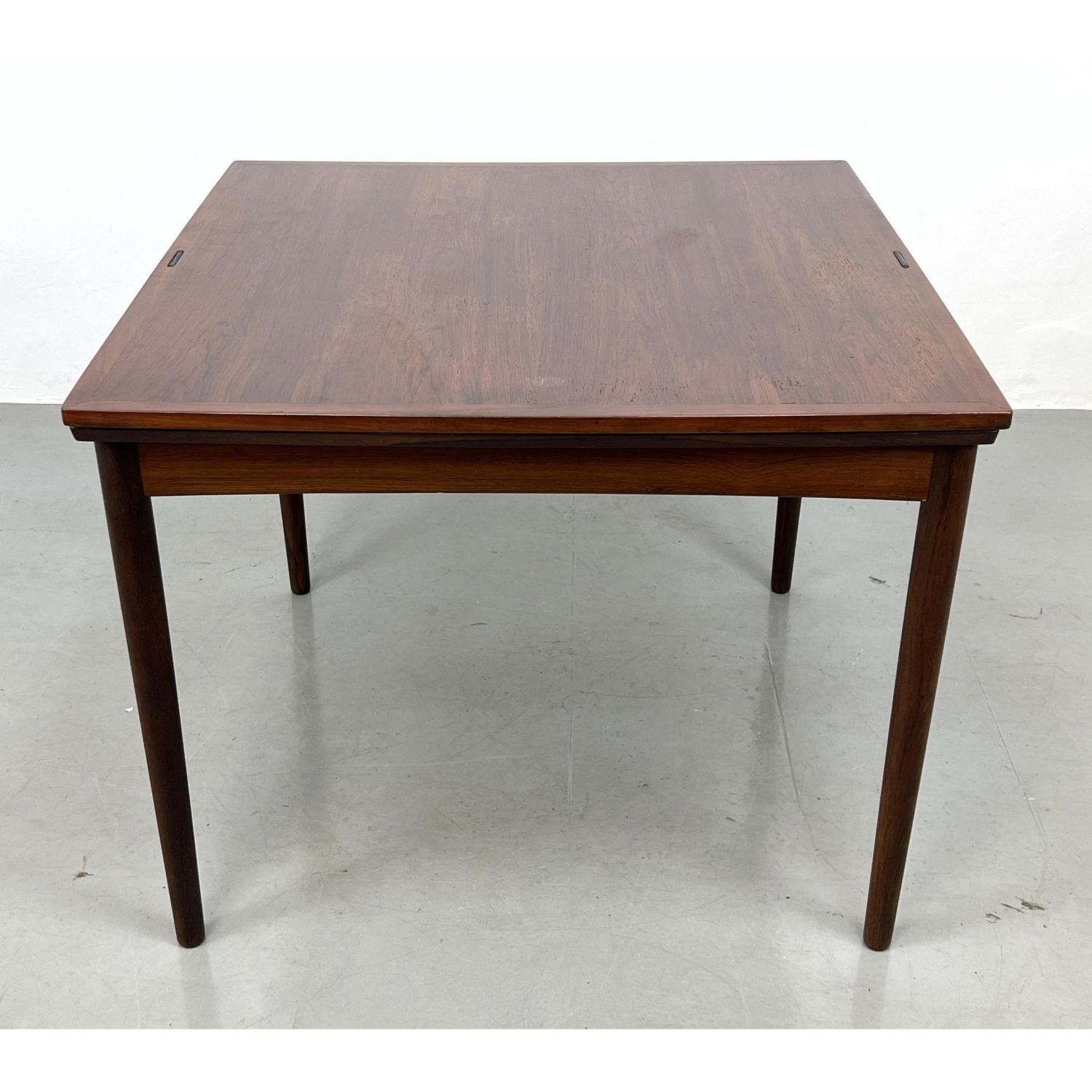 Appraisal: Poul Hundevad Danish Rosewood Reversible Top Game Table with Pull