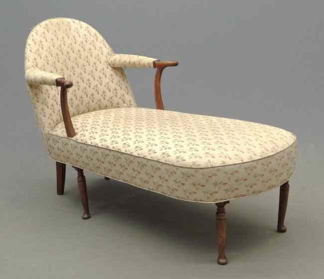 Appraisal: Vintage upholstered daybed '' Length