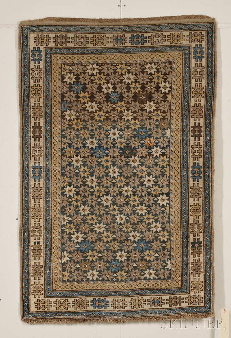 Appraisal: Shirvan Rug East Caucasus late th century slight even wear