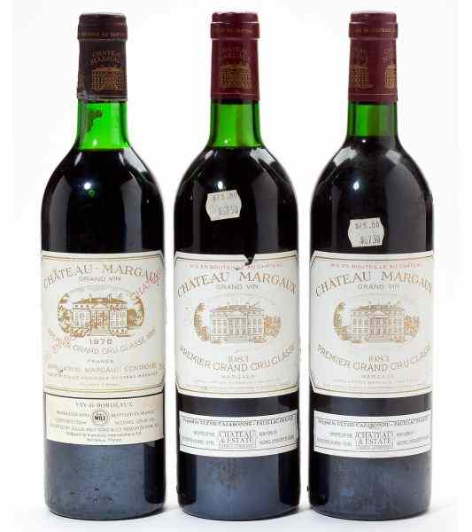 Appraisal: Chateau Margaux total bottlesVintage Margaux ts lbsl Vintage Margaux bn