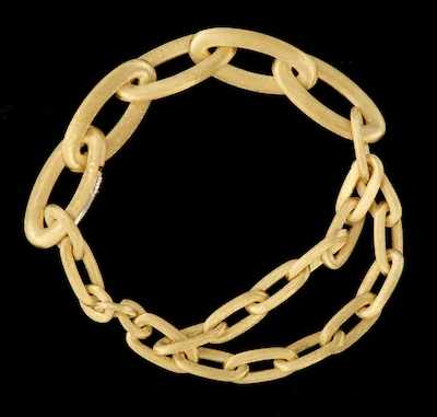 Appraisal: A Nanis k Gold Bracelet k yellow gold bracelet with