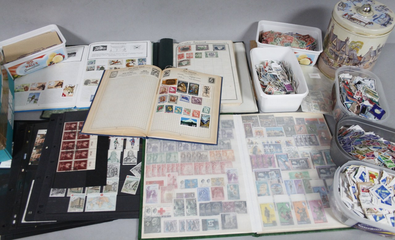 Appraisal: Various thC world used and collector's stamps to include a