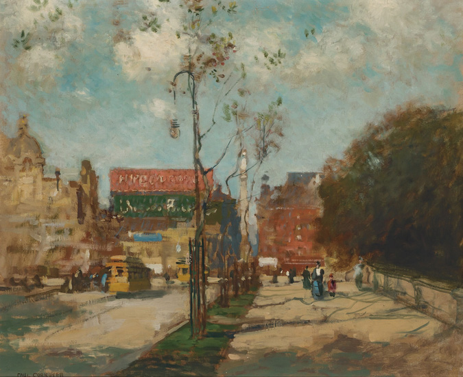 Appraisal: PAUL CORNOYER American - Near the Park New York oil