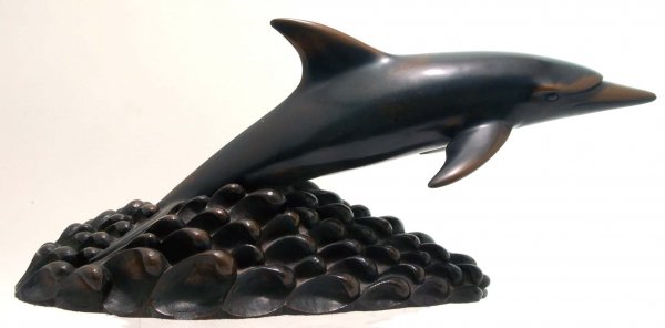 Appraisal: Phil Vanderlei American th century Limited Edition bronze sculpture Dolphin