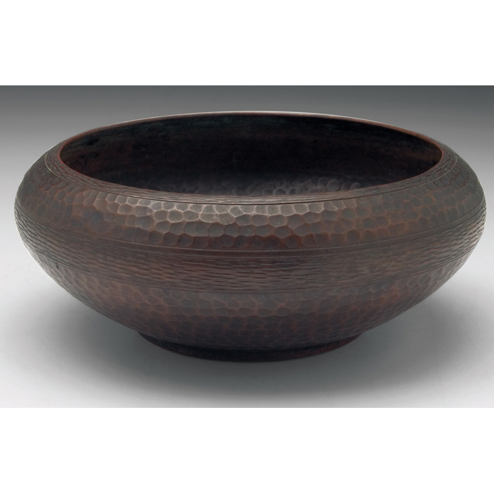 Appraisal: Old Mission Kopperkraft bowl made by hand hammered copper with