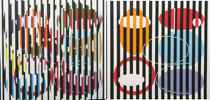 Appraisal: Yaacov Agam Israel Contemporary A lot of two graphic works