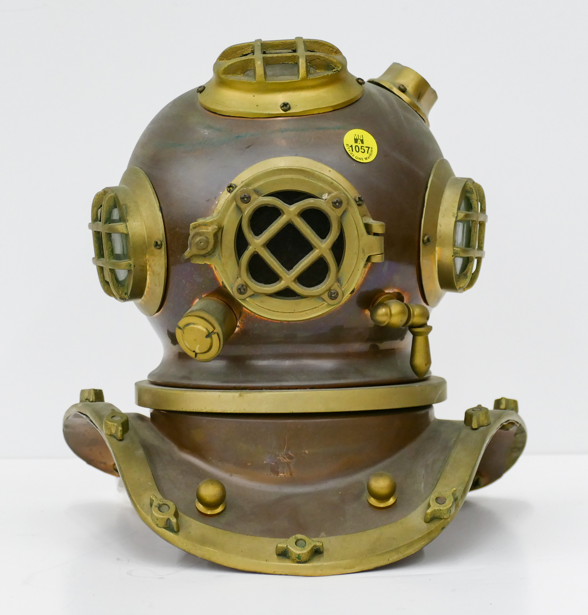 Appraisal: Brass Diving Helmet Model