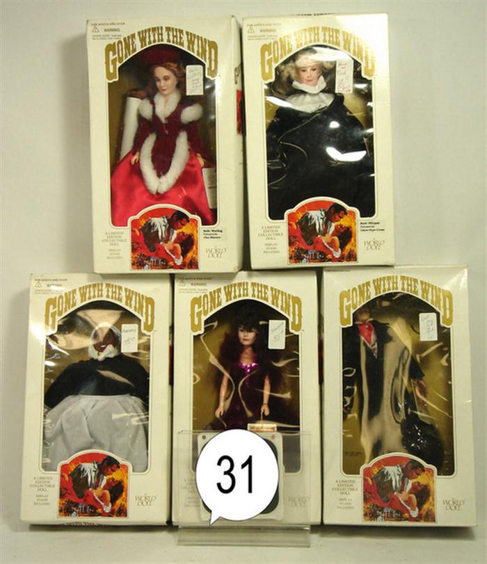 Appraisal: World Doll Gone with the Wind Doll Collection dolls total