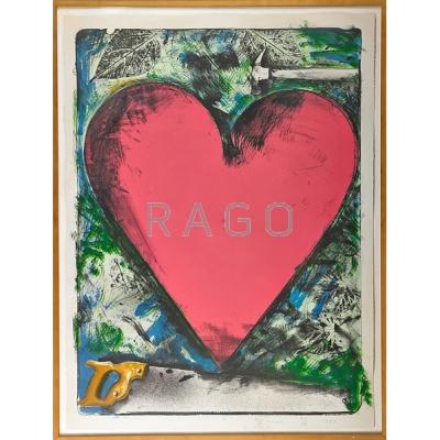 Appraisal: Jim Dine American b Heart at the Opera Lithograph in