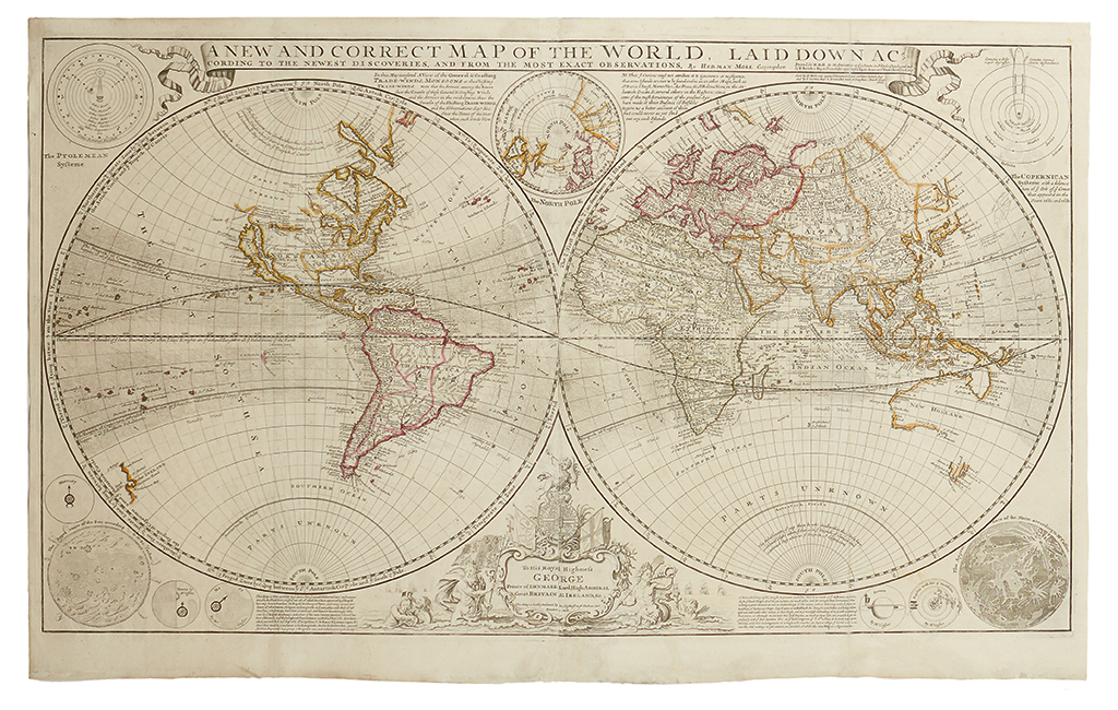 Appraisal: MOLL HERMAN A New and Correct Map of the World