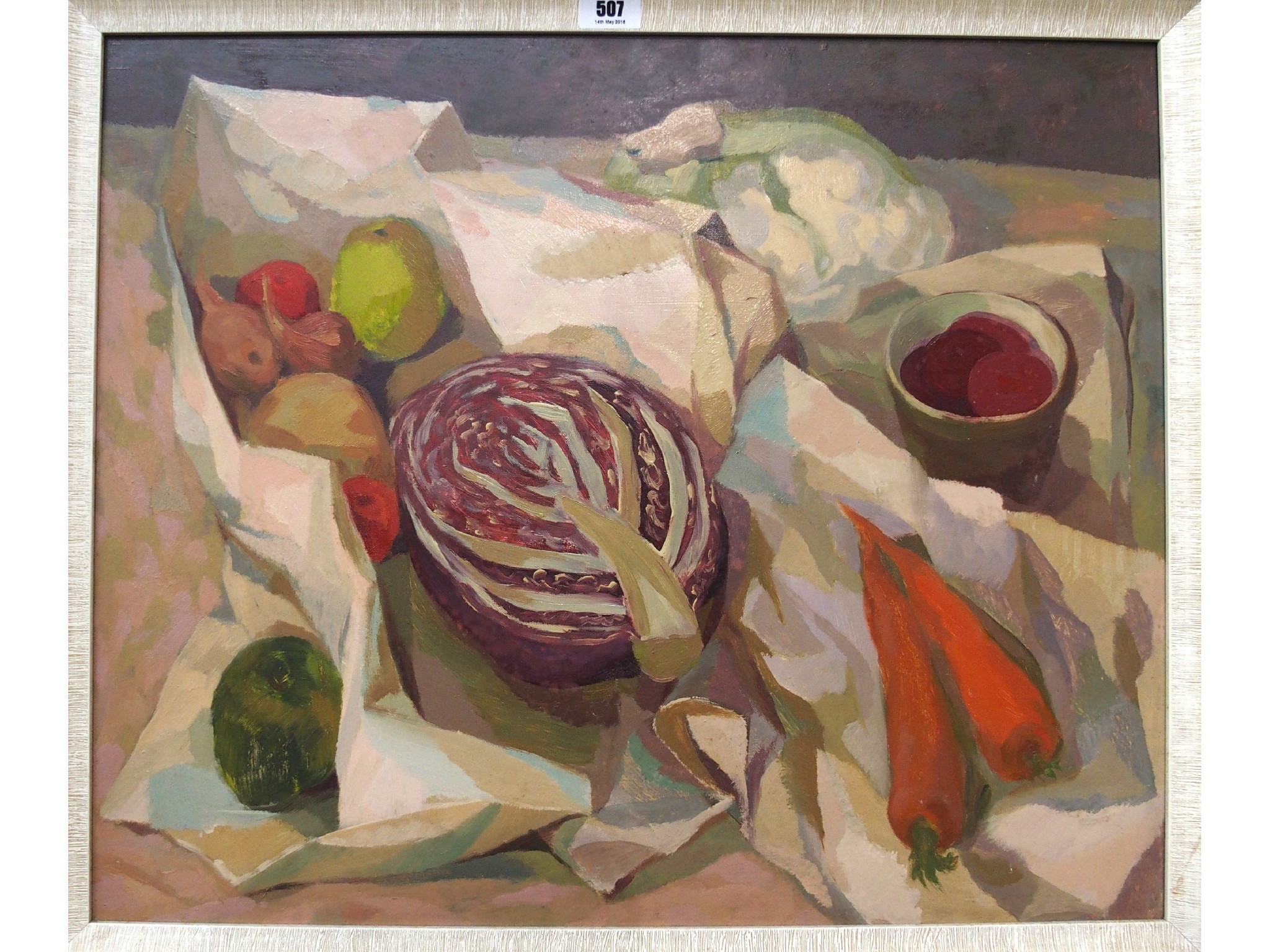 Appraisal: BABS REDPATH The Red Cabbage oil on board