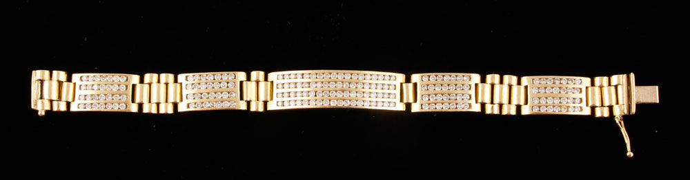 Appraisal: A - Men's Rolex Bracelet with Diamonds Men's Rolex bracelet