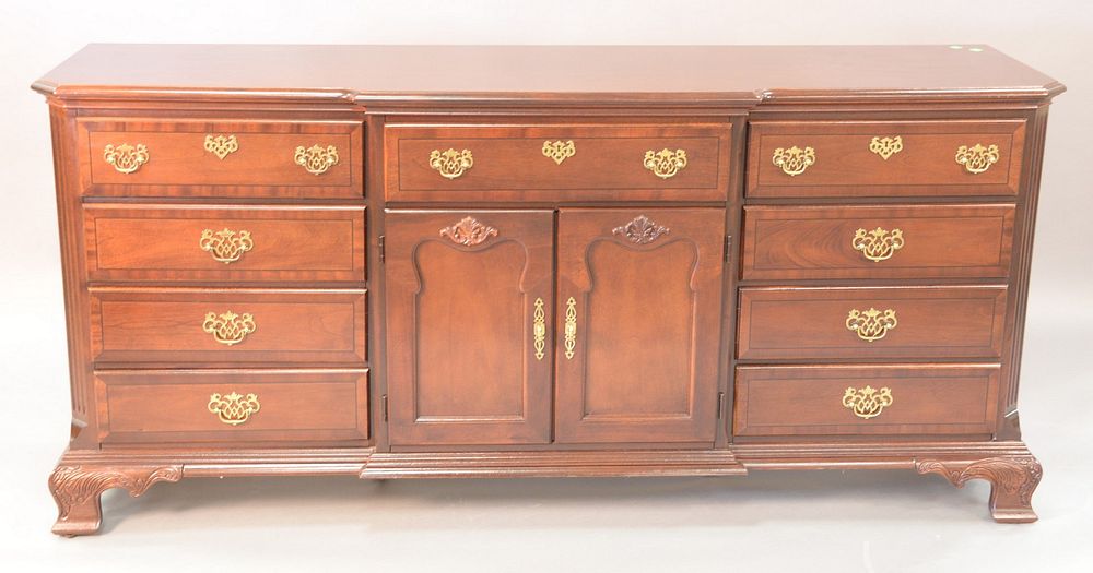 Appraisal: Three piece lot to include Stoneleigh triple chest with triple