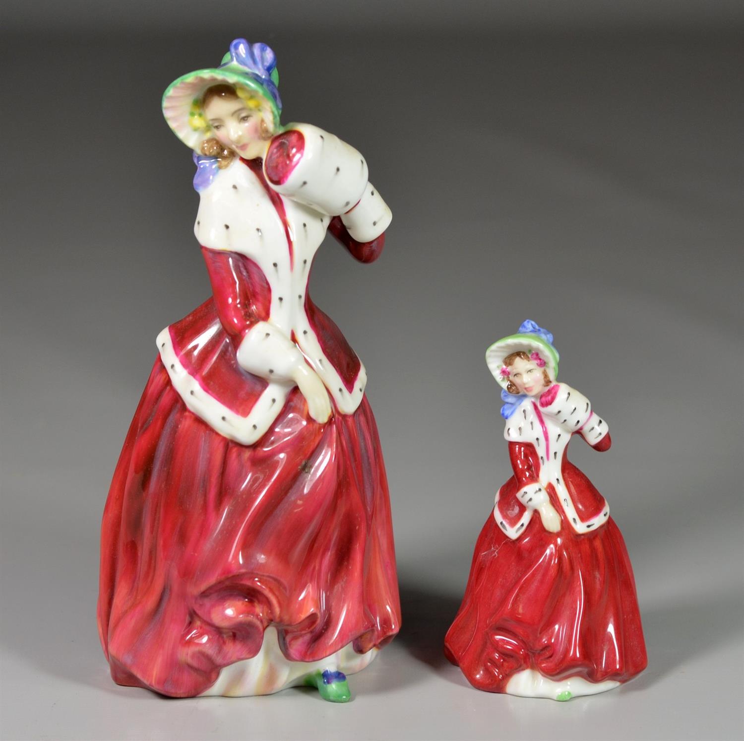 Appraisal: Royal Doulton Christmas Morn bone china figurines HN tall HN