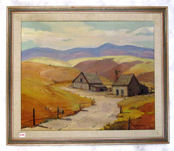 Appraisal: THELMA VAN VACTOR NORRIE OIL ON CANVAS Goldendale Washington th