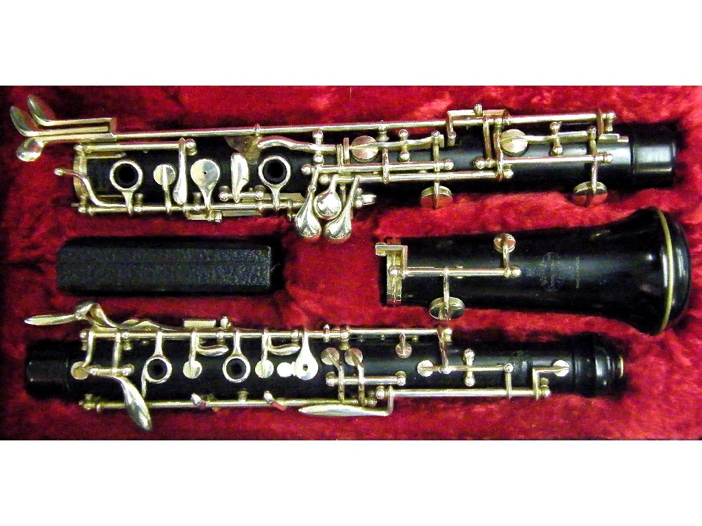 Appraisal: French blackwood Buffet Grampon oboe no case