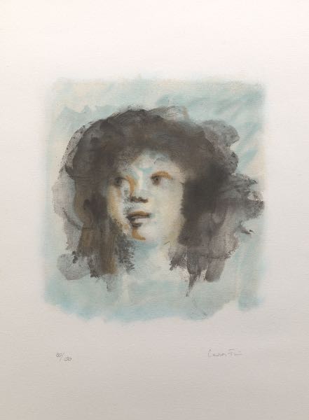 Appraisal: LEONOR FINI ARGENTINEAN - x sight size T te de