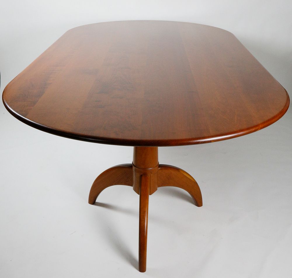 Appraisal: Stephen Swift Cherry Spider Leg Dining Table Stephen Swift Cherry