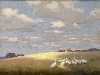 Appraisal: FRED HALL - GEESE IN A FIELD signed panel x