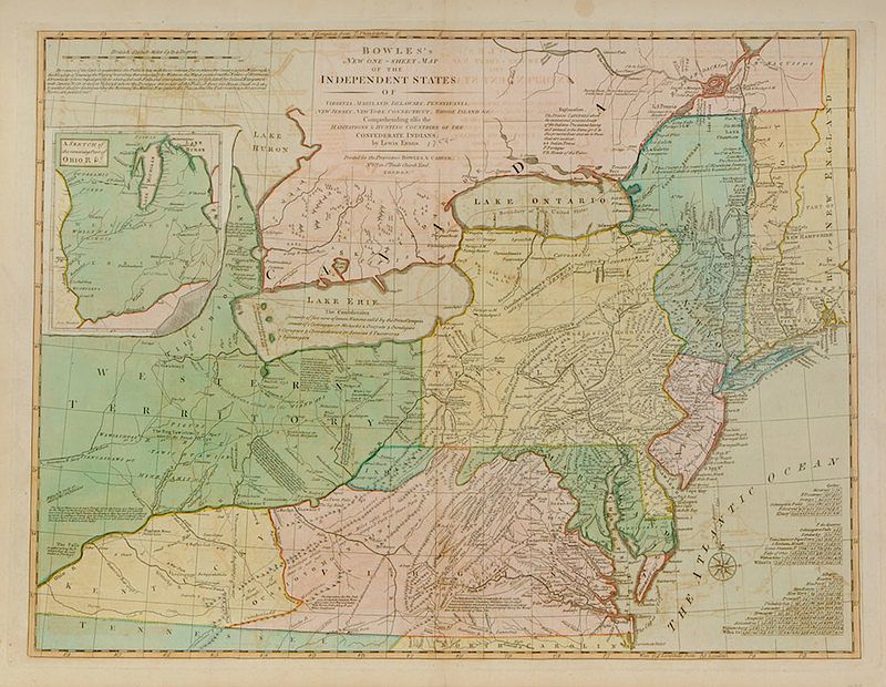 Appraisal: Carington Bowles - Map of the Independent States Carington Bowles