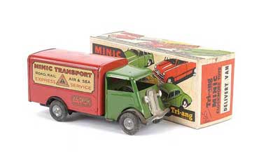 Appraisal: Triang Minic No M Delivery Van Post-war model with green