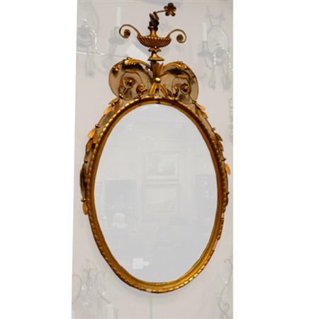 Appraisal: Georgian Style Rococo Gilt-Wood Mirror Estimate -