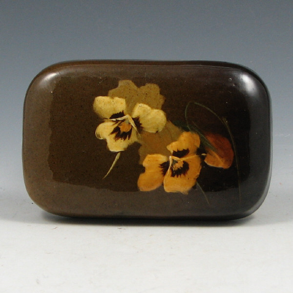 Appraisal: Roseville Royal Rozane paperweight with floral decoration by B Myers