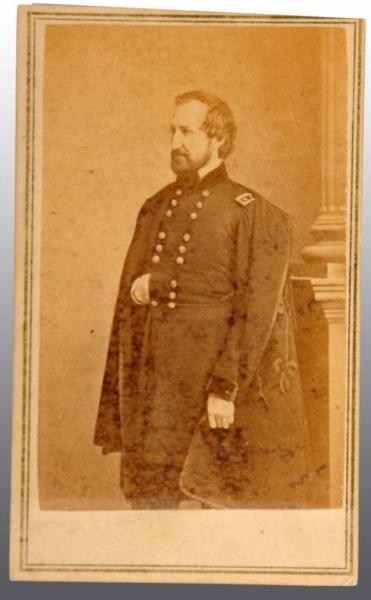 Appraisal: Major General William S Rosecrans CDV Description Standing view with