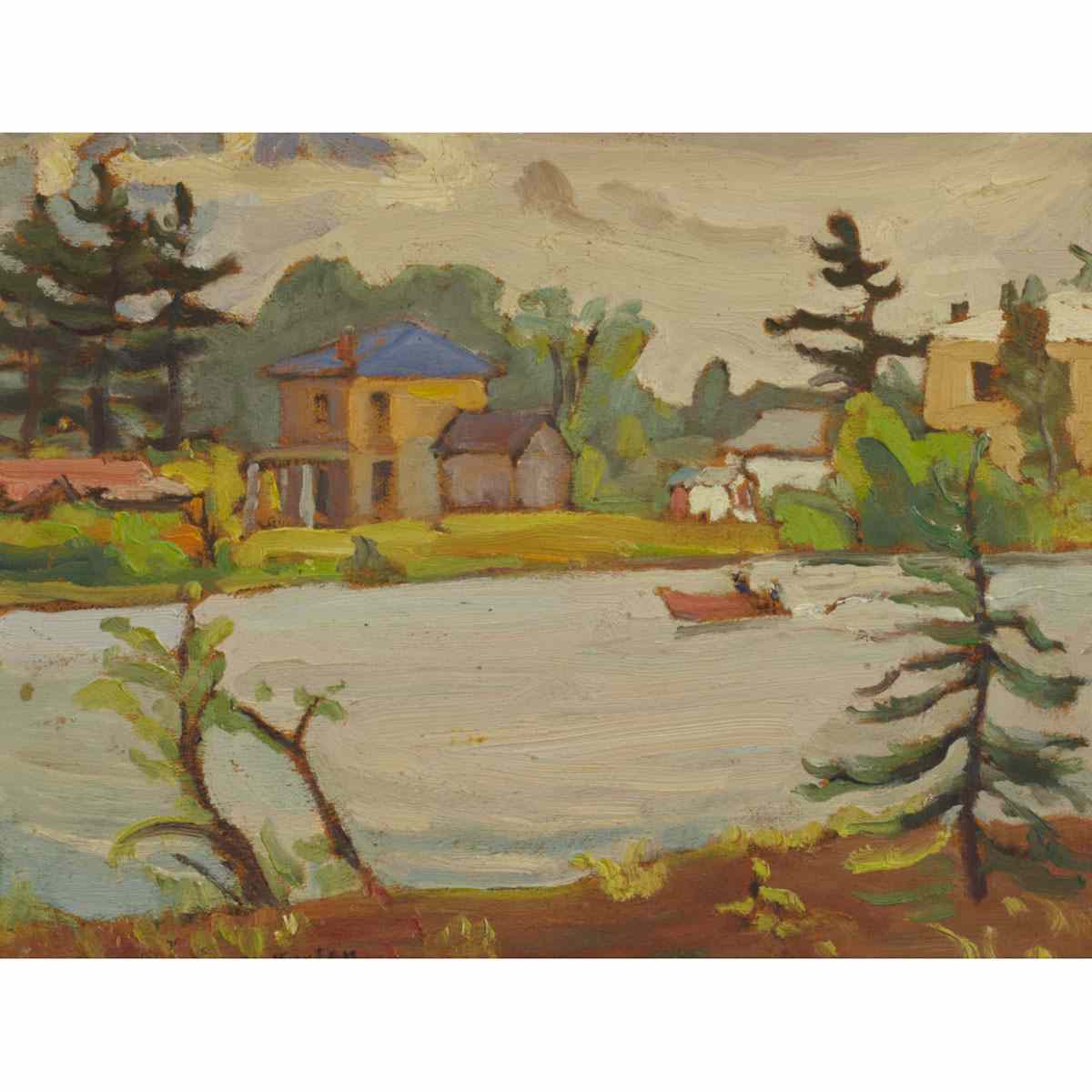 Appraisal: RALPH WALLACE BURTON MADAWASKA RIVER AT COMBERMERE ONT Medium oil