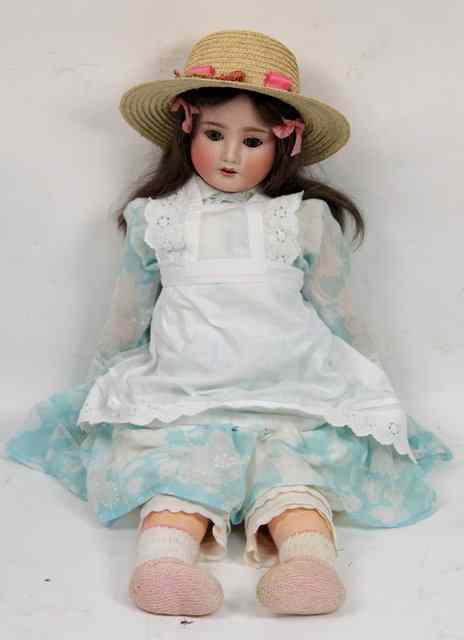 Appraisal: A Simon and Halbig bisque headed doll made in Germany