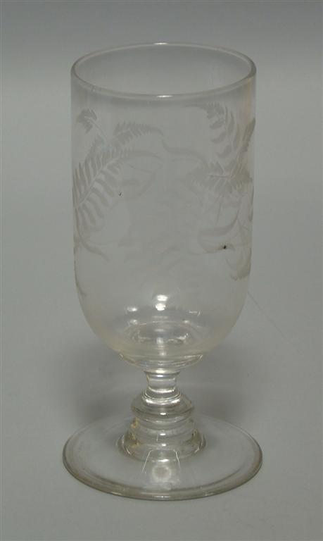 Appraisal: VICTORIAN GLASS CELERY VASE Of typical form with pedestal base