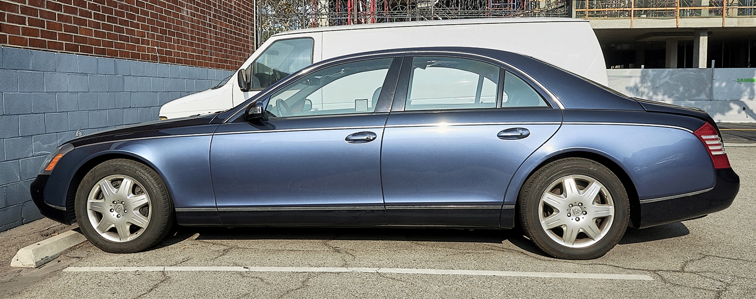 Appraisal: Mercedes-Benz Maybach four-door sedan two-tone blue exterior with black interior