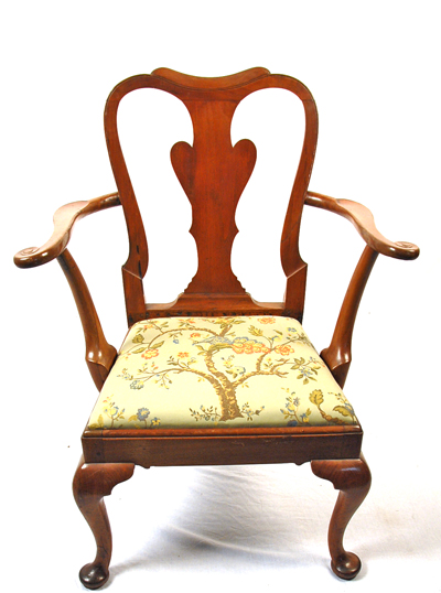 Appraisal: A George II Arm Chair of walnut and of pegged