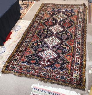 Appraisal: Antique Turkish carpet Antique Turkish carpet ' x '